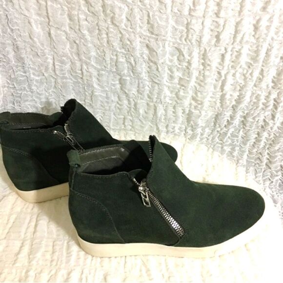 Steve Madden Green Wedgie Bootie Size 10M - Picture 2 of 10
